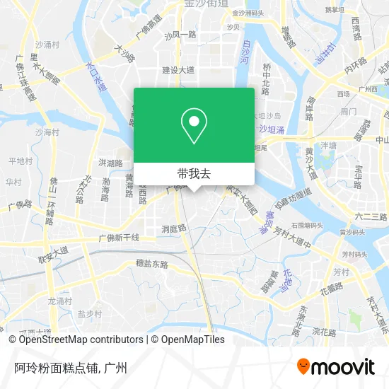 阿玲粉面糕点铺地图
