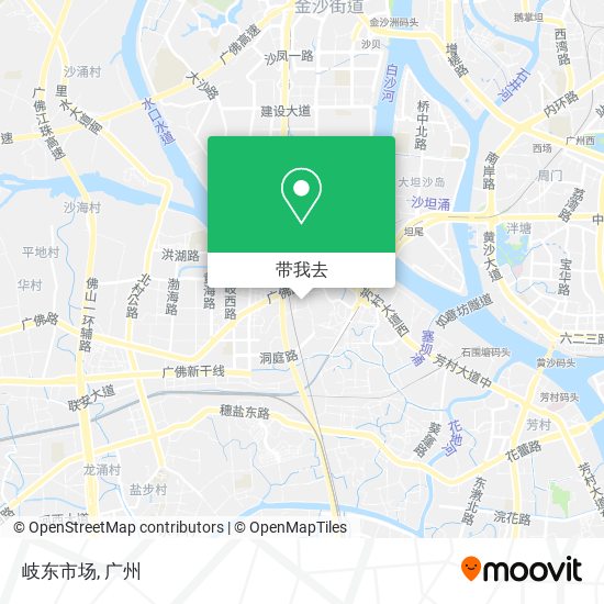 岐东市场地图