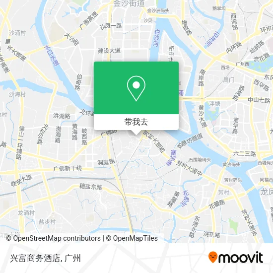 兴富商务酒店地图