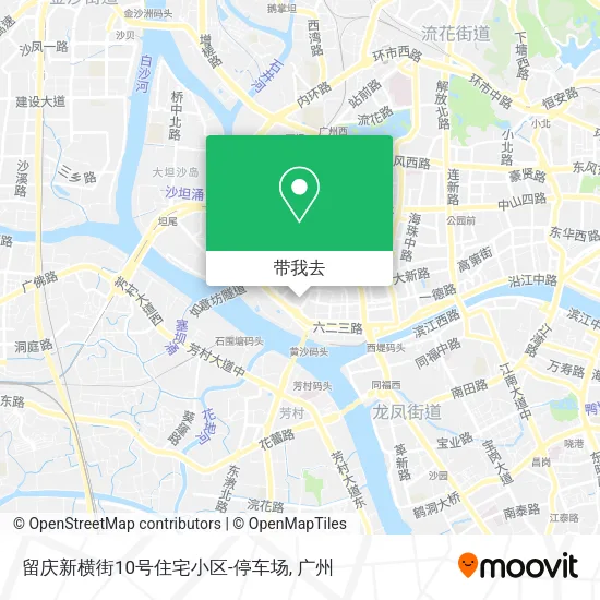 留庆新横街10号住宅小区-停车场地图