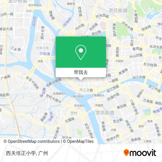 西关培正小学地图