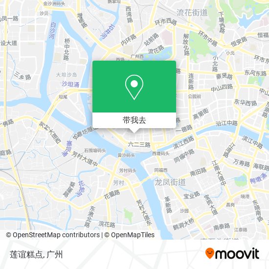莲谊糕点地图