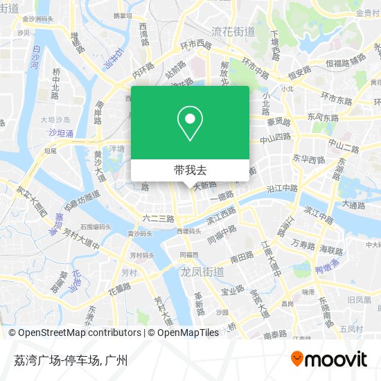 荔湾广场-停车场地图