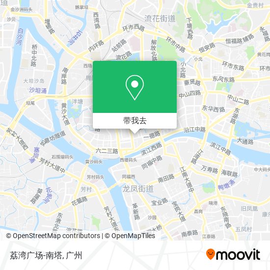 荔湾广场-南塔地图