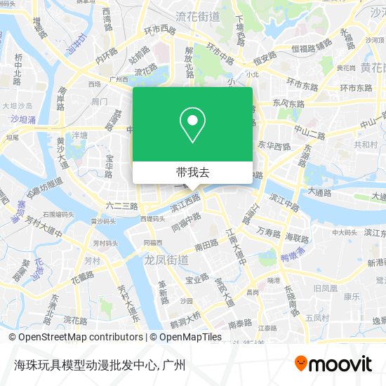 海珠玩具模型动漫批发中心地图