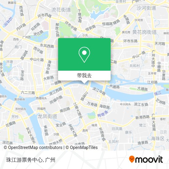 珠江游票务中心地图
