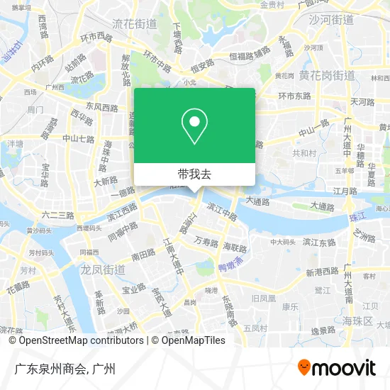 广东泉州商会地图