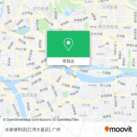 全家便利店(江湾大厦店)地图