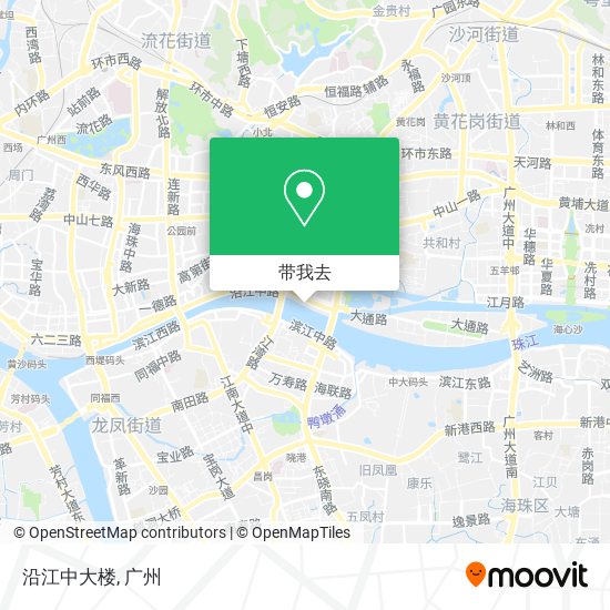 沿江中大楼地图