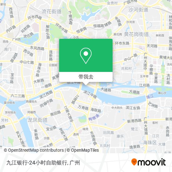 九江银行-24小时自助银行地图