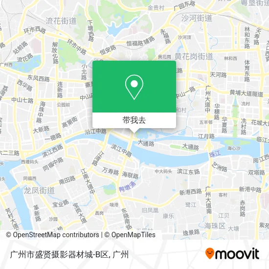 广州市盛贤摄影器材城-B区地图