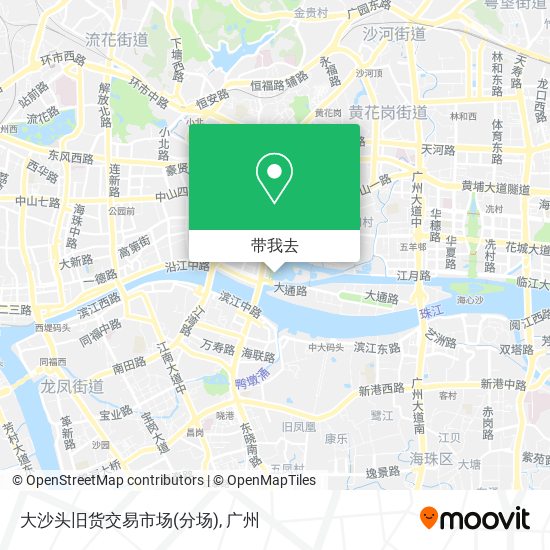 大沙头旧货交易市场(分场)地图