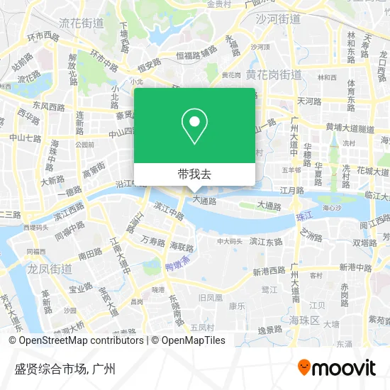 盛贤综合市场地图