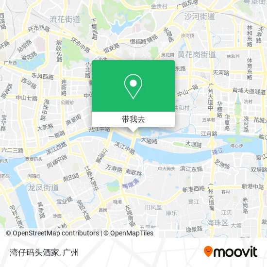 湾仔码头酒家地图