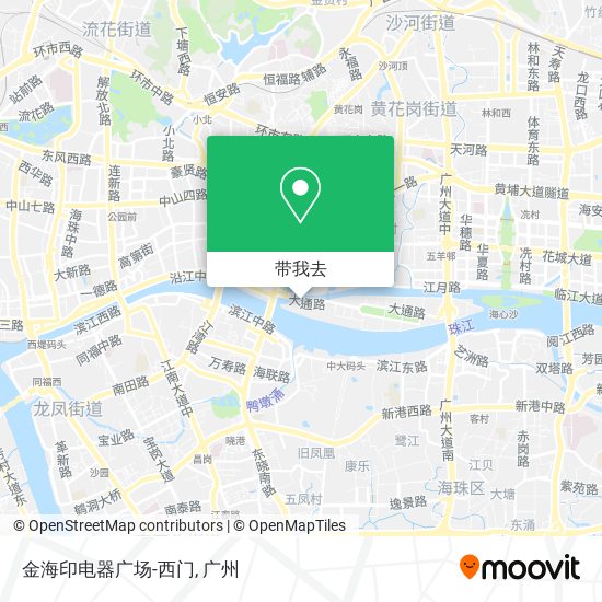 金海印电器广场-西门地图