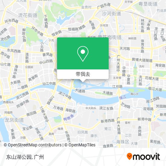 东山湖公园地图