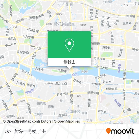 珠江宾馆-二号楼地图