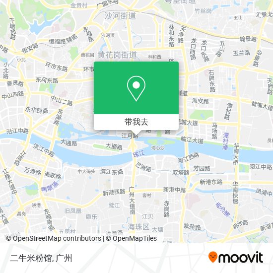 二牛米粉馆地图