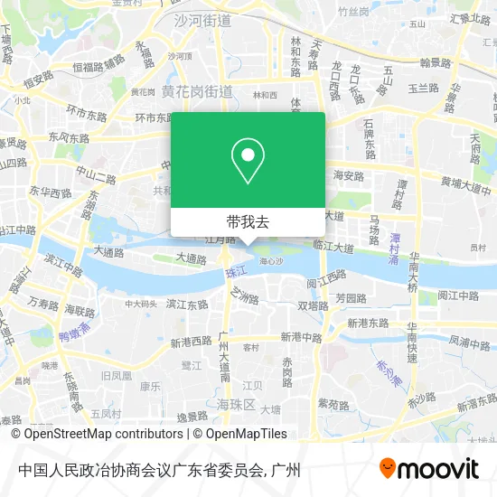 中国人民政冶协商会议广东省委员会地图