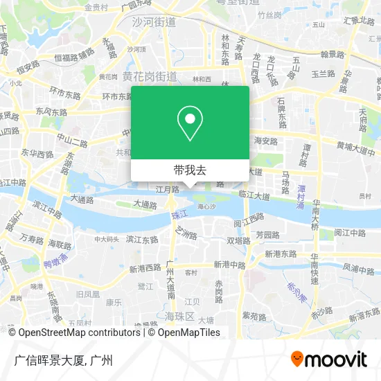 广信晖景大厦地图