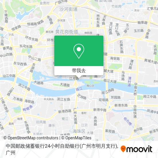 中国邮政储蓄银行24小时自助银行(广州市明月支行)地图