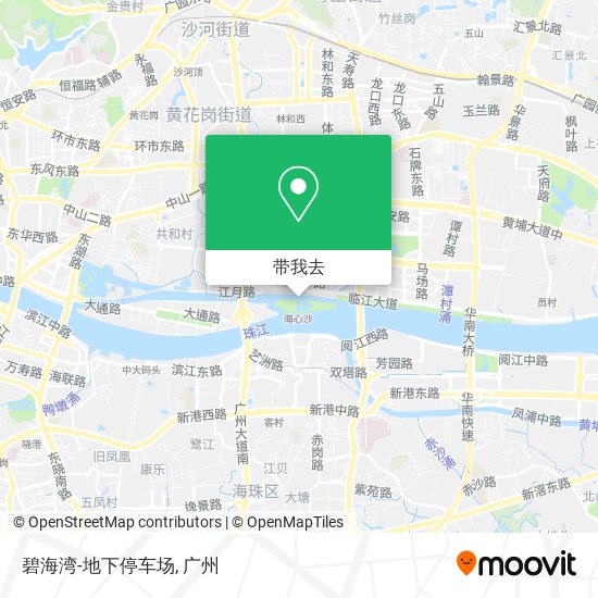 碧海湾-地下停车场地图