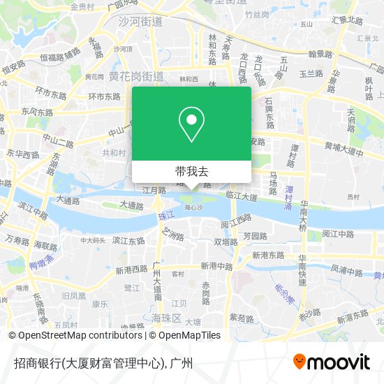 招商银行(大厦财富管理中心)地图