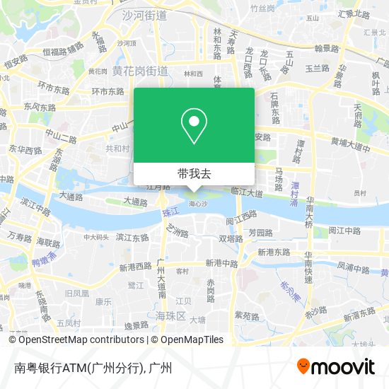 南粤银行ATM(广州分行)地图