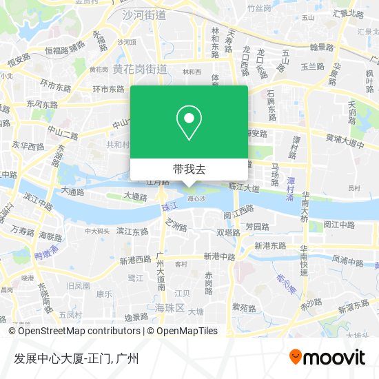 发展中心大厦-正门地图