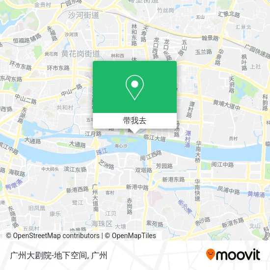 广州大剧院-地下空间地图