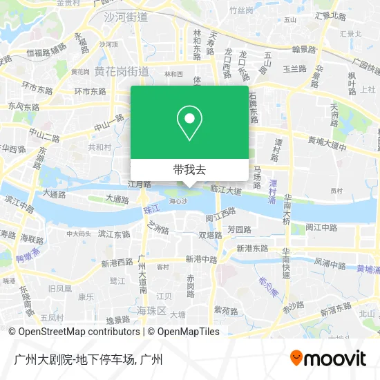 广州大剧院-地下停车场地图