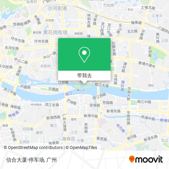 信合大厦-停车场地图