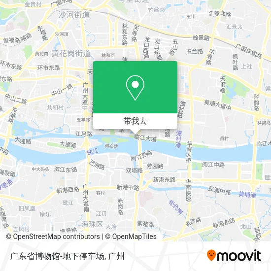 广东省博物馆-地下停车场地图