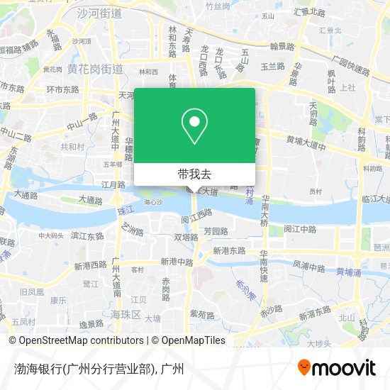 渤海银行(广州分行营业部)地图