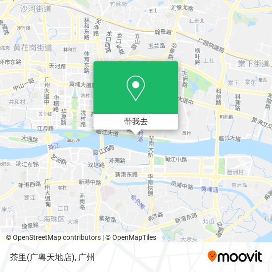 茶里(广粤天地店)地图