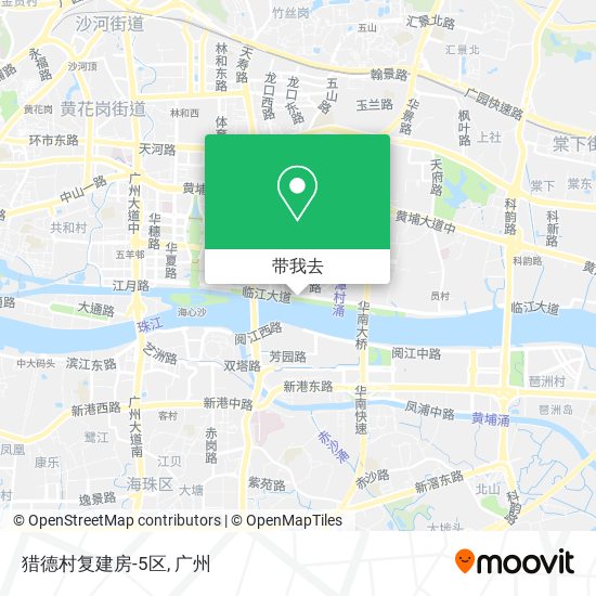 猎德村复建房-5区地图