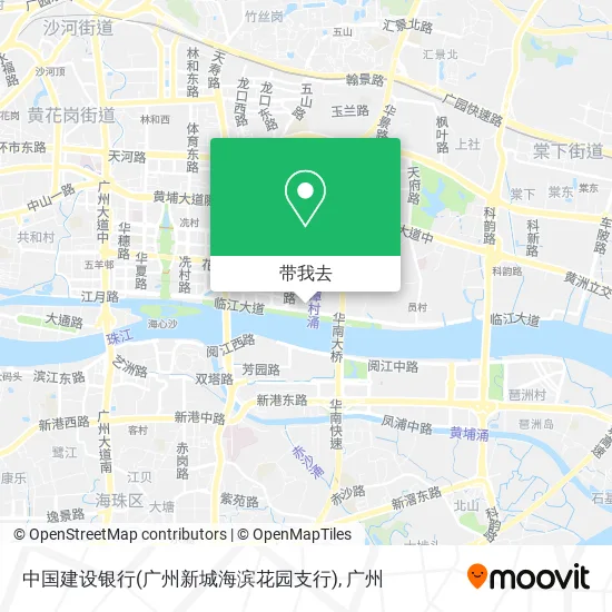 中国建设银行(广州新城海滨花园支行)地图