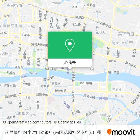 南昌银行24小时自助银行(南国花园社区支行)地图