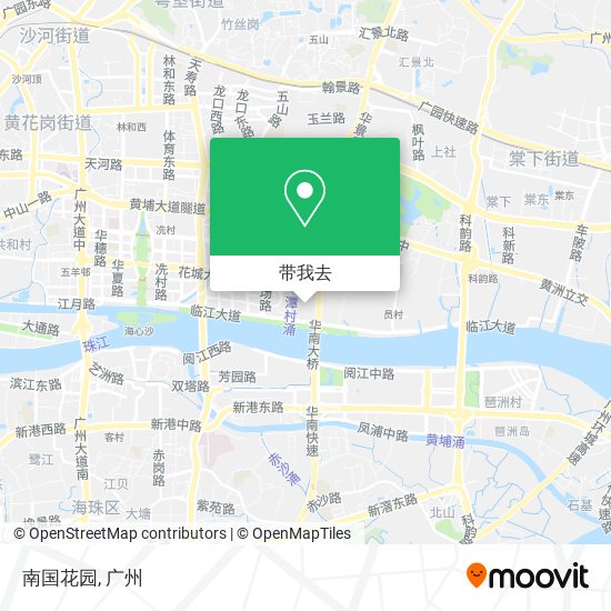 南国花园地图