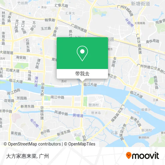 大方家惠来菜地图