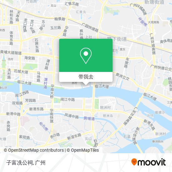 子富冼公祠地图
