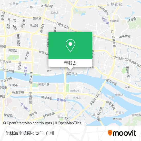 美林海岸花园-北2门地图
