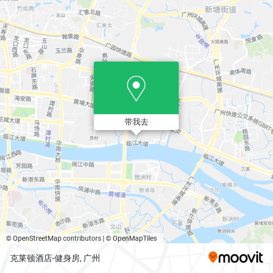 克莱顿酒店-健身房地图