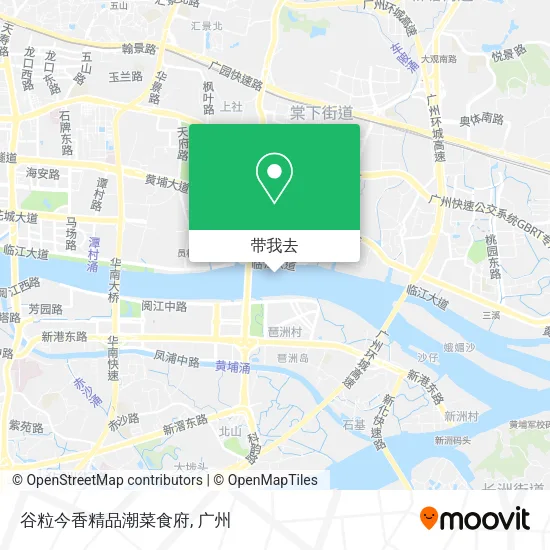 谷粒今香精品潮菜食府地图