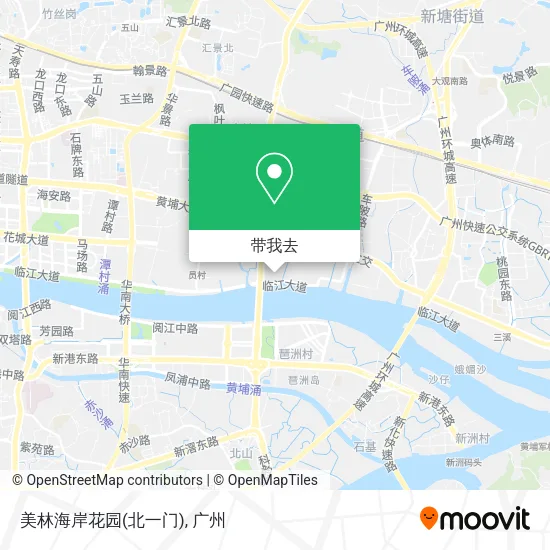 美林海岸花园(北一门)地图