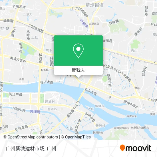 广州新城建材市场地图