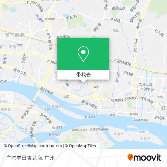 广汽丰田骏龙店地图