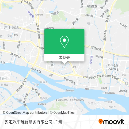 盈汇汽车维修服务有限公司地图