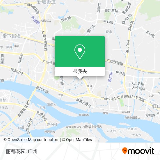 丽都花园地图