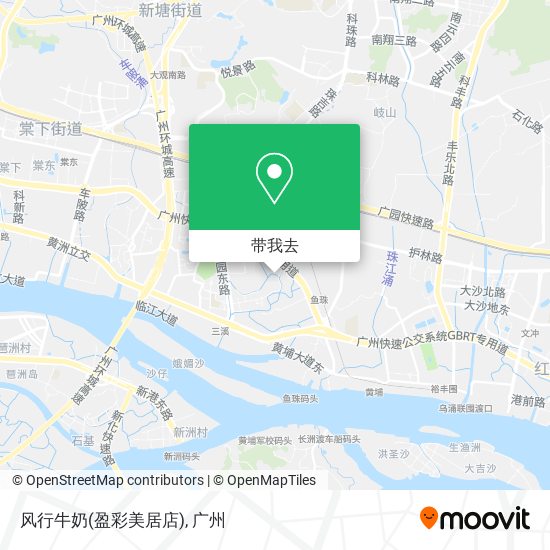 风行牛奶(盈彩美居店)地图